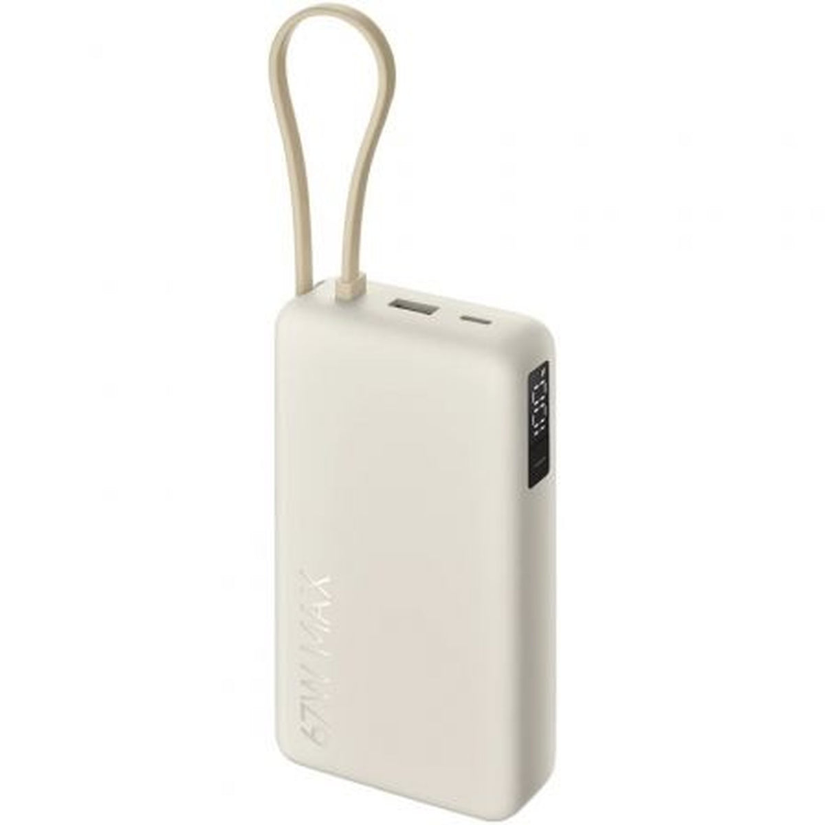 Powerbank Xiaomi 67W Power Bank Integrated Cable 67W Incluye Cable USB Tipo C Beige #beige