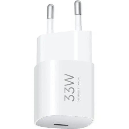 Cargador de Pared GaN Xiaomi 33W Nano Power Adapter 1xUSB Tipo-C/ 33W - PixelPlaza