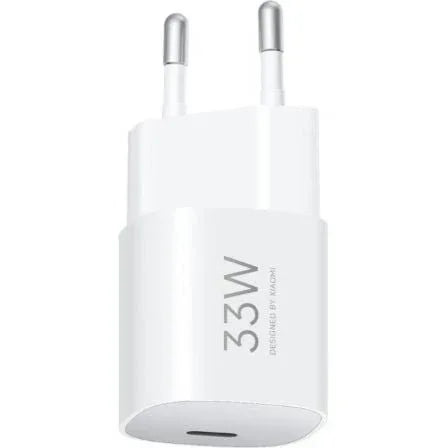 Cargador de Pared GaN Xiaomi 33W Nano Power Adapter 1xUSB Tipo-C/ 33W - PixelPlaza
