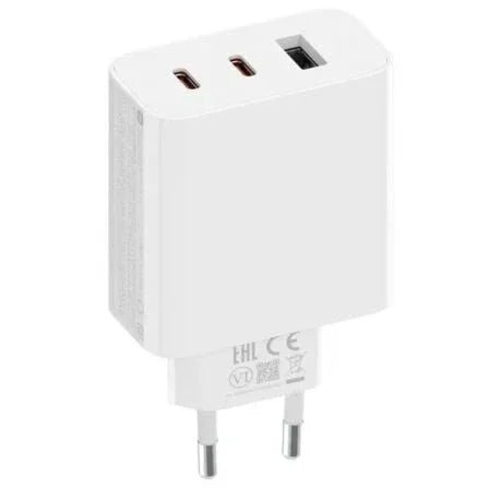 Cargador de Pared GaN Xiaomi 67W Gan Charger 2C1A 2xUSB Tipo-C/ 1xUSB/ 67W - PixelPlaza