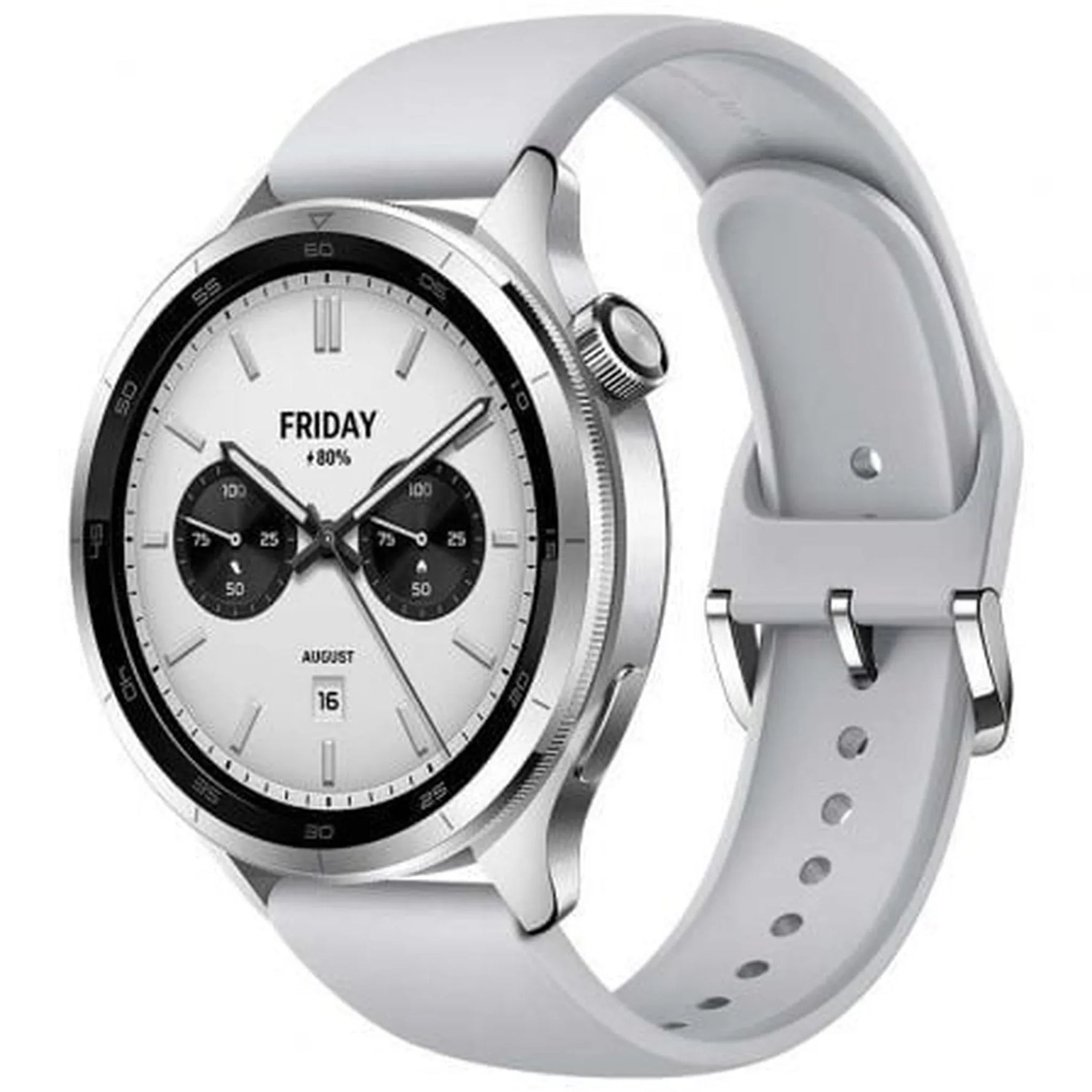Smartwatch Xiaomi Watch S4/ Notificaciones/ Frecuencia Cardíaca/ GPS/ Plata - PixelPlaza