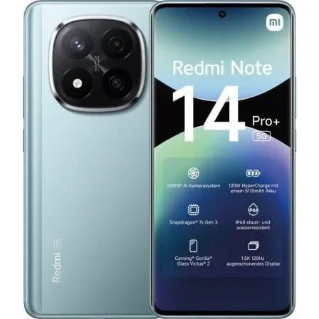 Smartphone Xiaomi Redmi Note 14 Pro+ 8GB/ 256GB/ 6.67"/ 5G/ Azul - PixelPlaza