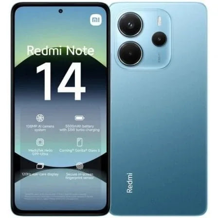 Smartphone Xiaomi Redmi Note 14 8GB/ 256GB/ 6.67"/ Azul - PixelPlaza
