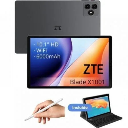 Tablet ZTE Tab Blade X1001W 10.1"/ 4GB/ 128GB/ Octacore/ Gris/ Incluye Teclado y Stylus Pen - PixelPlaza