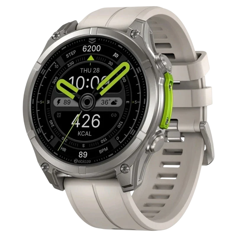 Zeblaze Vibe 8 1,43 pulgadas AMOLED GPS 30 días 100 deportes 5ATM IP69K Smartwatch Beige #beige