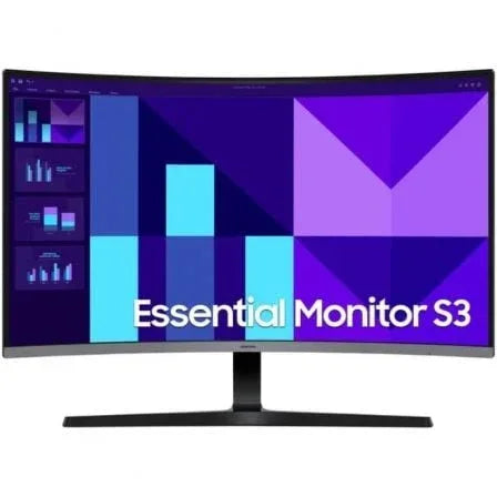 Monitor Profesional Curvo Samsung Essential S3 S39GD S32D396GAU 32"/ Full HD/ Multimedia/ Negro y Plata - PixelPlaza