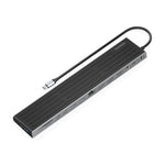 Docking USB Tipo-C Aisens ASUC-13P042-GR/ 2xUSB Tipo-C/ 1xUSB Tipo-C PD/ 2xUSB/ 2xHDMI/ 1xDisplayPort/ 1xLector de Tarje