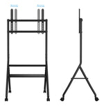 Soporte de suelo con ruedas TooQ idreams 37 pulgadas - 86 pulgadas fs20206m - b negro