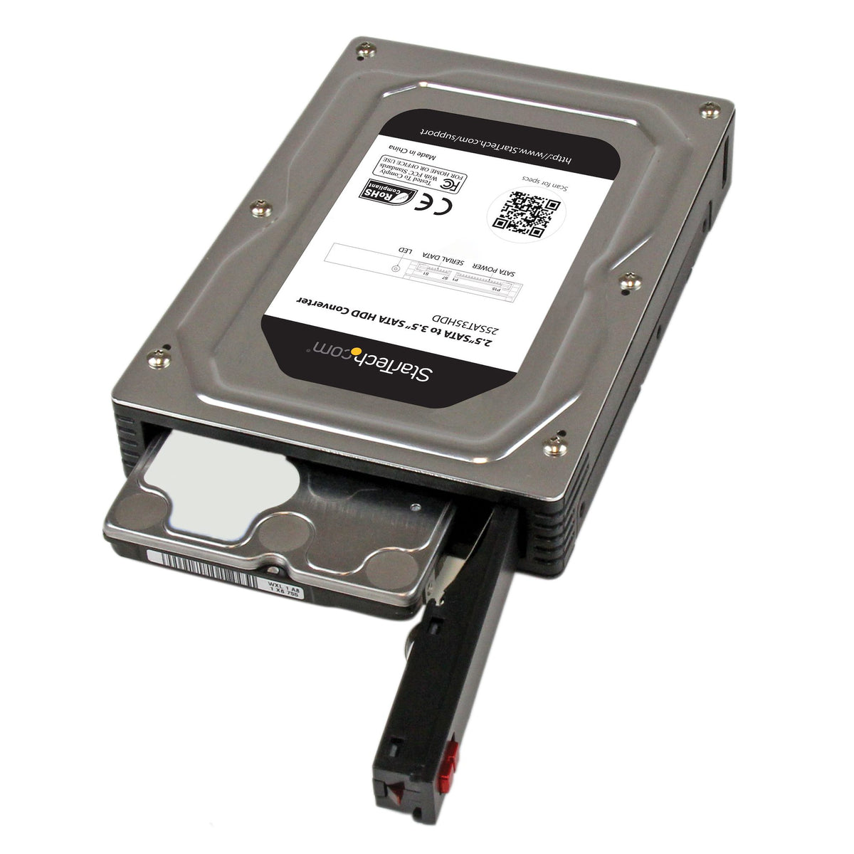 Adaptador startech disco duro SSD SATA de 2.5 pulgadas a 3.5 pulgadas