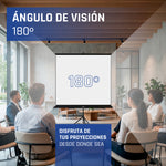 Iggual Pantalla 100 180x180 cm con trípode+bolsa