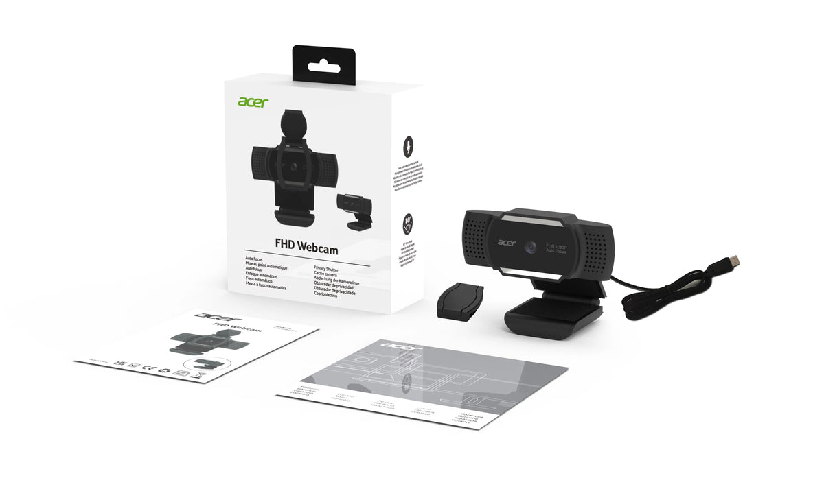 Webcam Acer hp.expbg.019 FHD 2mpx