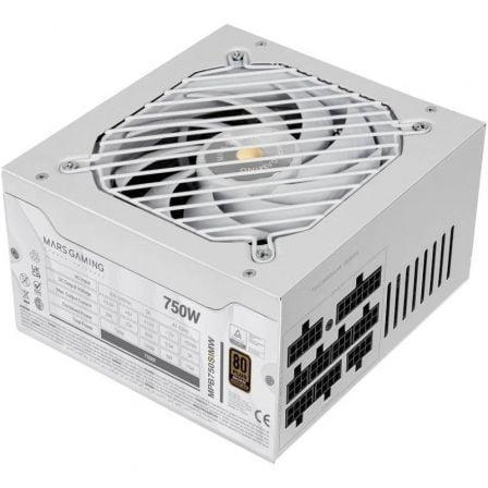 Fuente de Alimentación Mars Gaming MPB750SIM/ 750W/ Ventilador 14cm/ 80 Plus Bronze/ Blanca - PixelPlaza