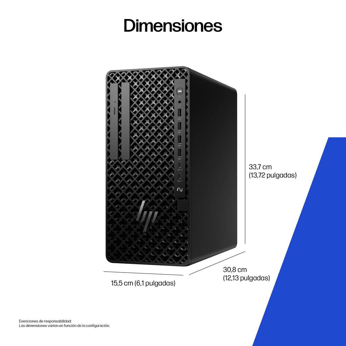 Ordenador HP z1 g1i u9 - 285 32GB SSD 1TB