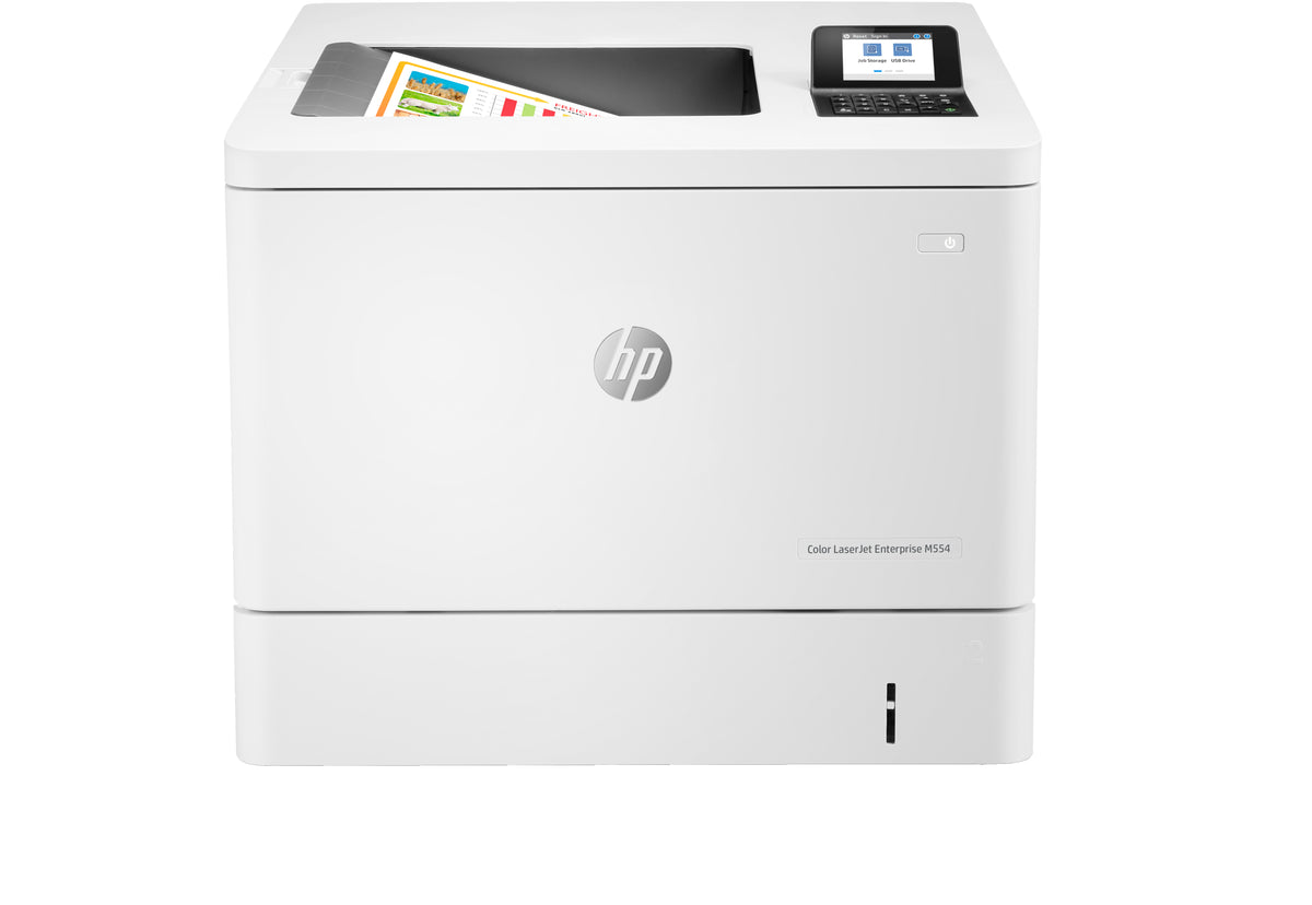 Impresora Hp laser color laserjet enterprise m554dn a4 · 35ppm · 1GB · USB · red · duplex impresion
