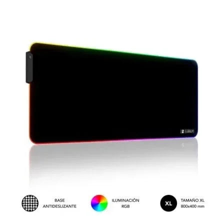 Alfombrilla Subblim MP-02RGB01 LED RGB XL/ 800 x 300 x 4 mm - PixelPlaza