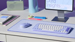 Raton inalambrico logitech pop mouse lila