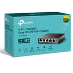 Switch TP-Link TL-SG105PE 5 Puertos/ RJ-45 10/100/1000 PoE - PixelPlaza
