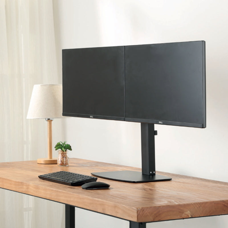 Soporte de mesa Ewent ew1538 con resorte de gas para 2 monitores de hasta 27 pulgadas