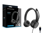 Auriculares conceptronic polona05b usb negro