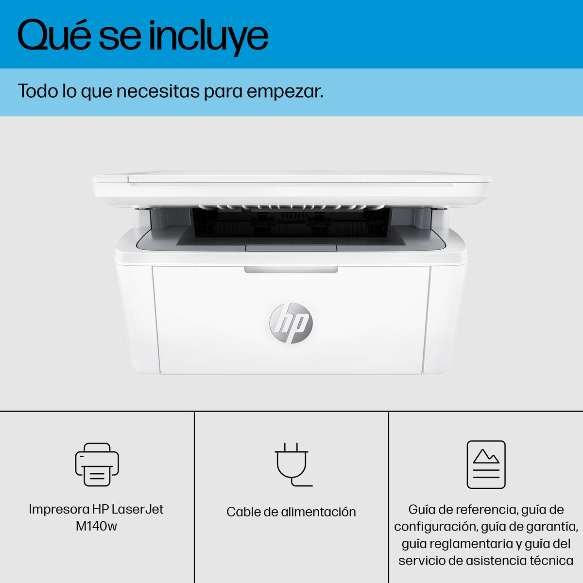 Multifunción láser HP m140w monocromo wifi
