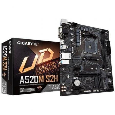 Placa Base Gigabyte A520M S2H Socket AM4/ Micro ATX - PixelPlaza