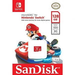 Tarjeta de Memoria SanDisk Nintendo Switch 128GB microSD XC UHS-I/ Clase 10/ 100MBs - PixelPlaza