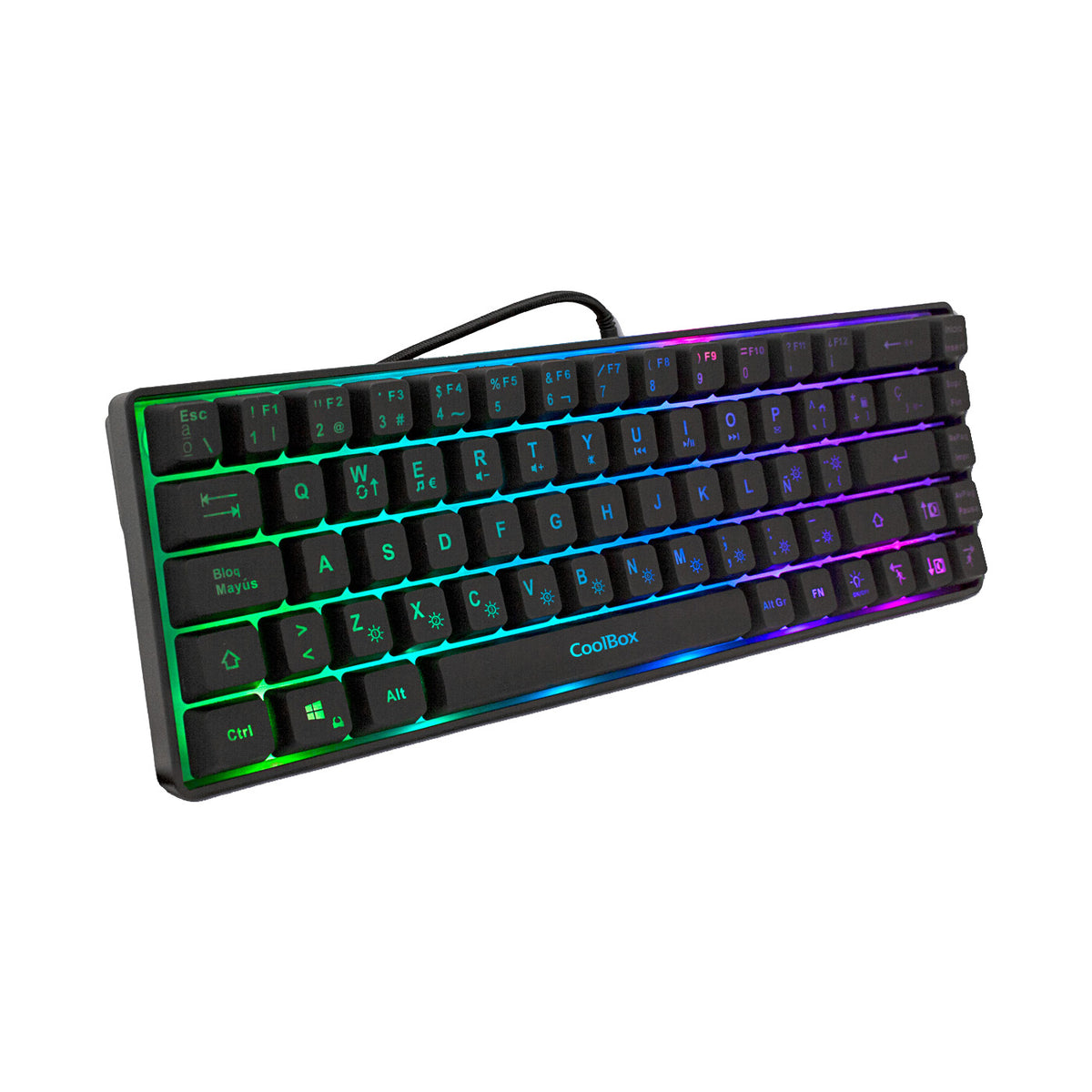 Teclado gaming coolbox mini tm065