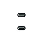 Cable USB 3.1 Tipo-C Nanocable 10.01.4100/ USB Tipo-C Macho - USB Tipo-C Macho/ Hasta 100W/ 10Gbps/ 50cm/ Negro