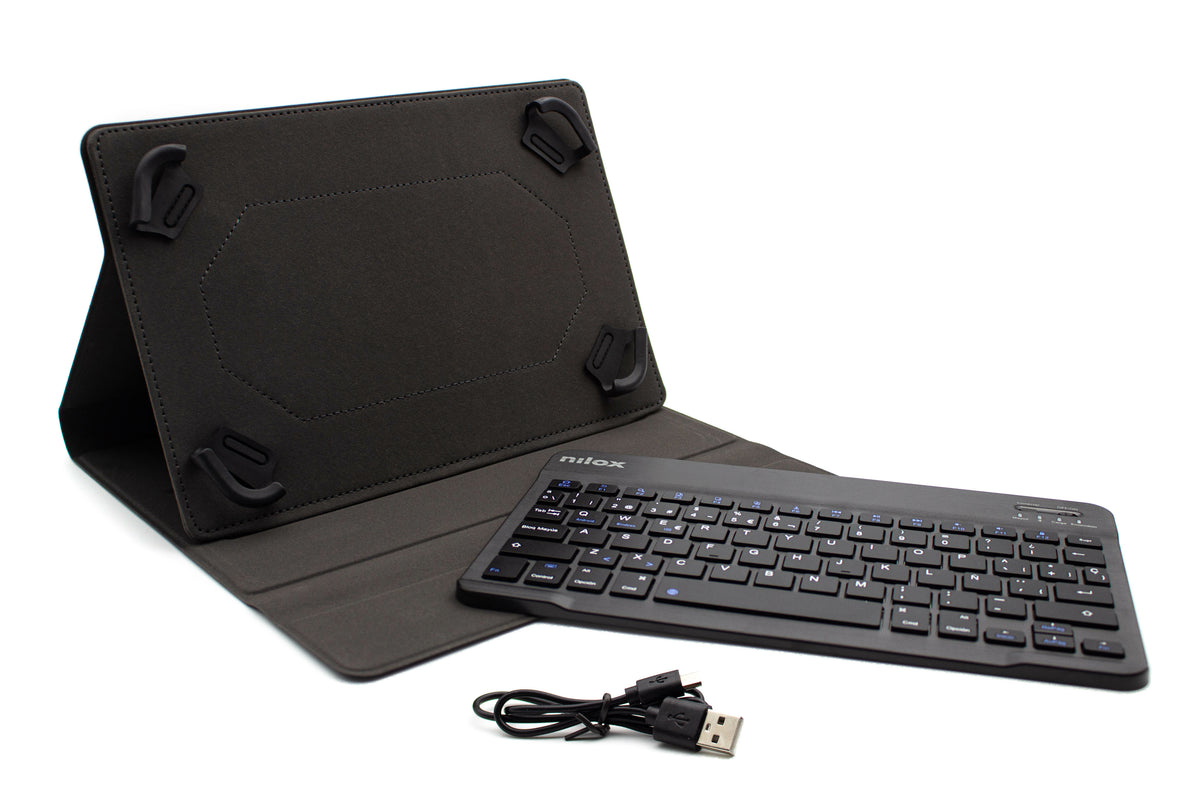 Funda con teclado Nilox para tablet 10.5 pulgadas bluetooth negro