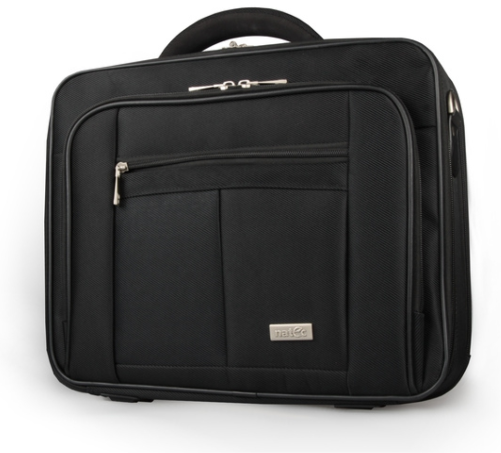 Natec Boxer 39,6 cm (15.6") Maletín Negro
