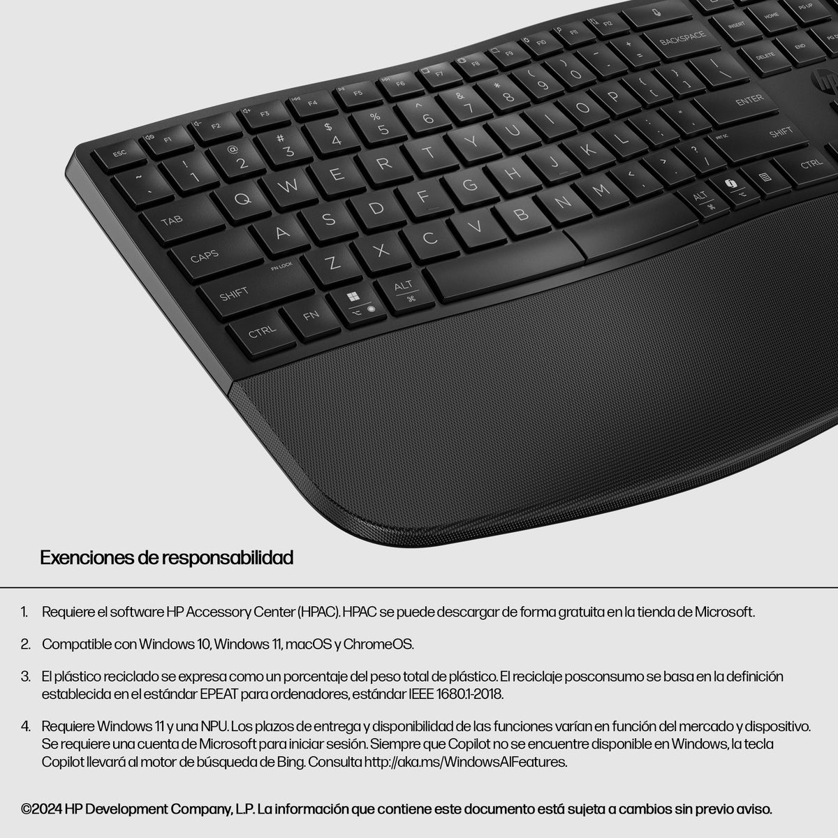 Teclado Hp 685 modo dual comfort inalambrico