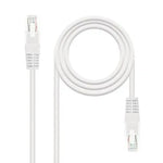Cable de Red RJ45 UTP Nanocable 10.20.0105-W Cat.5e/ 5m/ Blanco - PixelPlaza