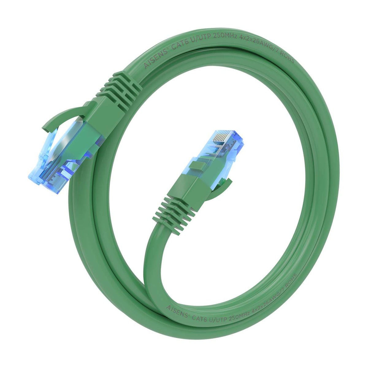 Cable de Red RJ45 AWG26 CCA UTP Aisens A135-0810 Cat.6/ 1.5m/ Verde