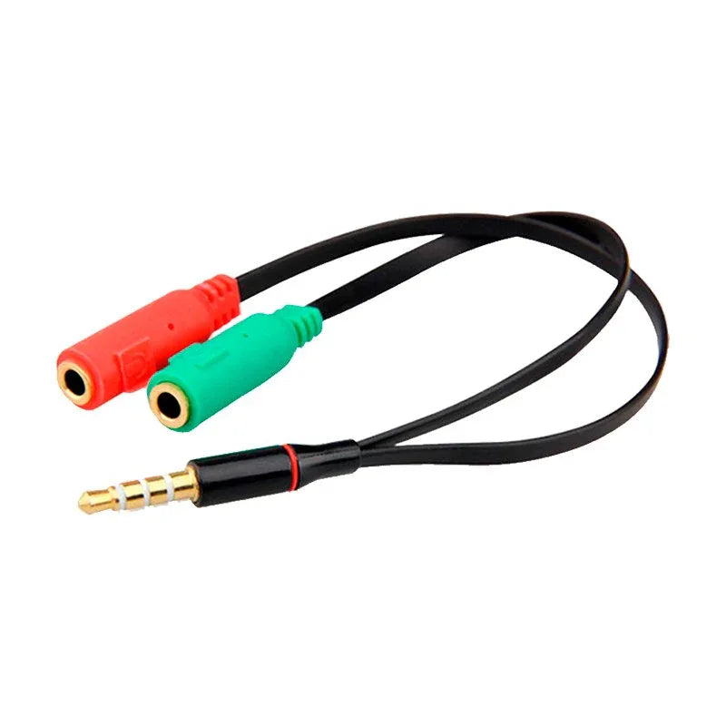 Adaptador Doble Entrada a Jack 3.5mm Auxiliar COOL Universal - PixelPlaza