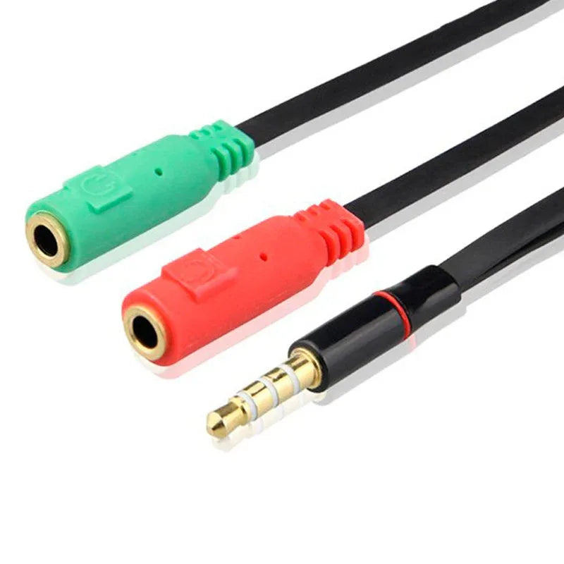 Adaptador Doble Entrada a Jack 3.5mm Auxiliar COOL Universal - PixelPlaza