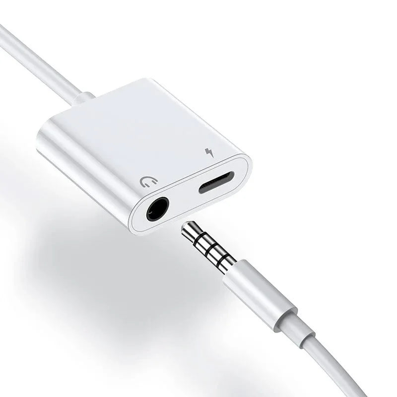 Adaptador Dual Bluetooth Jack 3,5 mm + Carga Lightning COOL - PixelPlaza