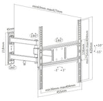 Soporte pared Equip vesa hasta 55 pulgadas 400x400mm max 35kg