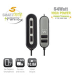 Cargador USB Ewent para coche · 5 puertos · 54w