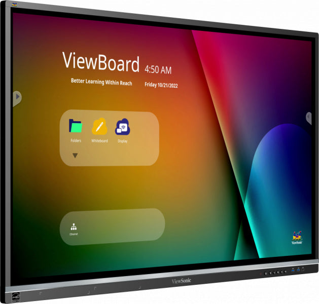 Viewsonic IFP5550-5 pizarra blanca interactiva 139,7 cm (55") 3840 x 2160 Pixeles Pantalla táctil Negro HDMI