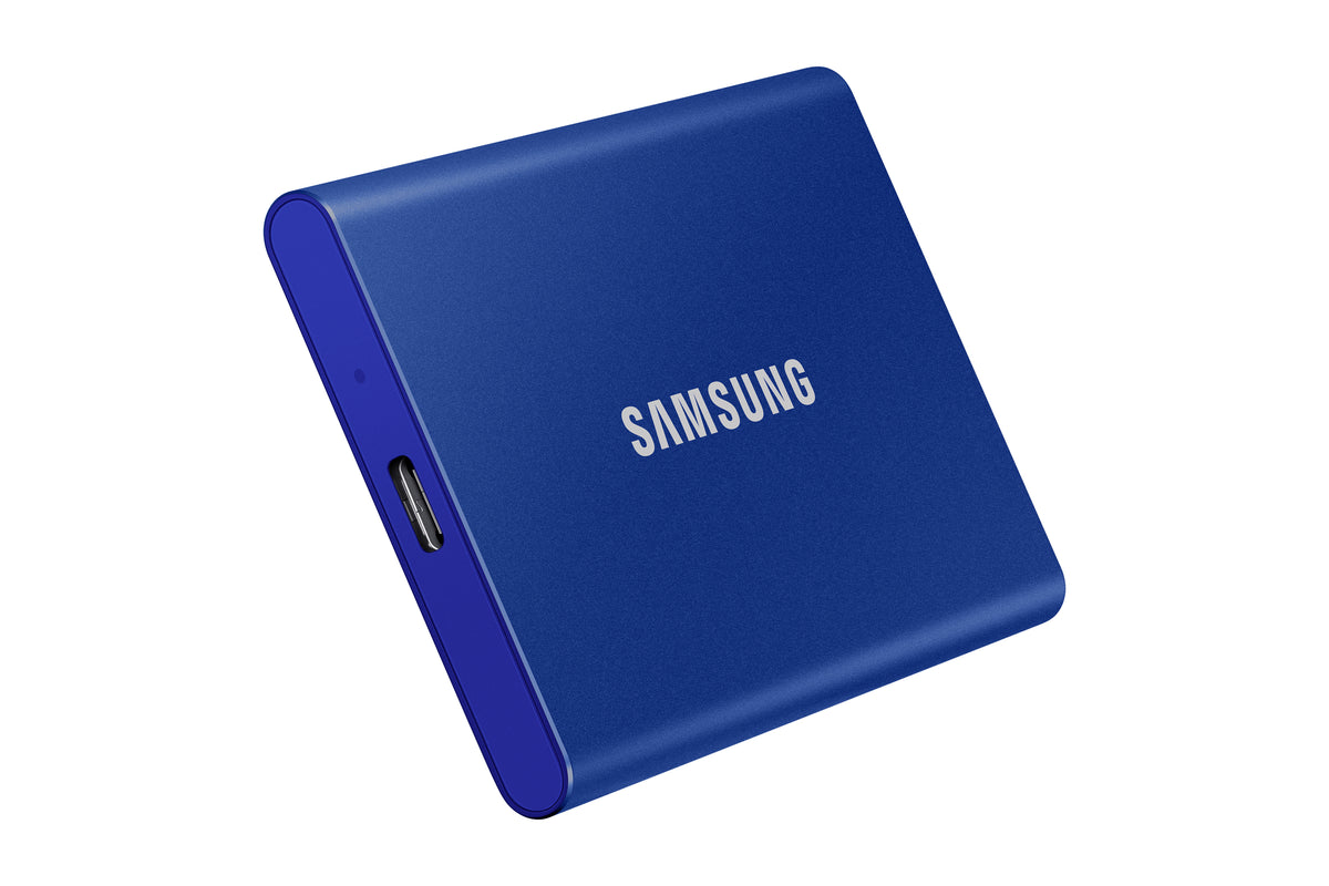 Disco Externo SSD Samsung Portable T7 2TB/ USB 3.2/ Azul