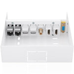Caja de Conexiones Aisens A127-1031/ VGA - 2x HDMI - Jack 3.5 - 2x USB-B - 2x RJ45