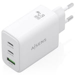 Cargador de Pared GaN Aisens ASCH-67W3P086-W/ 2xUSB Tipo-C/ 1xUSB/ 67W/ Blanco