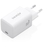 Cargador de Pared GaN Aisens ASCH-70W1P088-W/ 1xUSB Tipo-C/ 70W/ Blanco