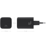 Cargador de Pared GaN Aisens ASCH-70W1P089-BK/ 1xUSB Tipo-C/ 70W