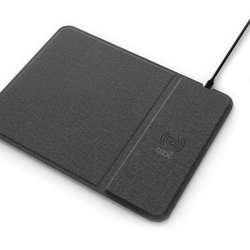 Alfombrilla Ratón COOL Fold + Base Carga Inalámbrica Qi 15W - PixelPlaza
