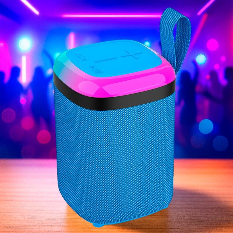 Altavoz Bluetooth Universal Música 5W COOL Base TWS Azul - PixelPlaza
