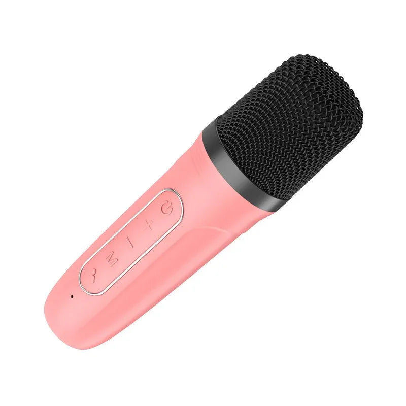 Altavoz Bluetooth Universal Música 6W COOL Mini Karaoke + 1 Micrófono Rosa - PixelPlaza