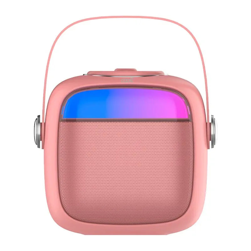 Altavoz Bluetooth Universal Música 6W COOL Mini Karaoke + 1 Micrófono Rosa - PixelPlaza