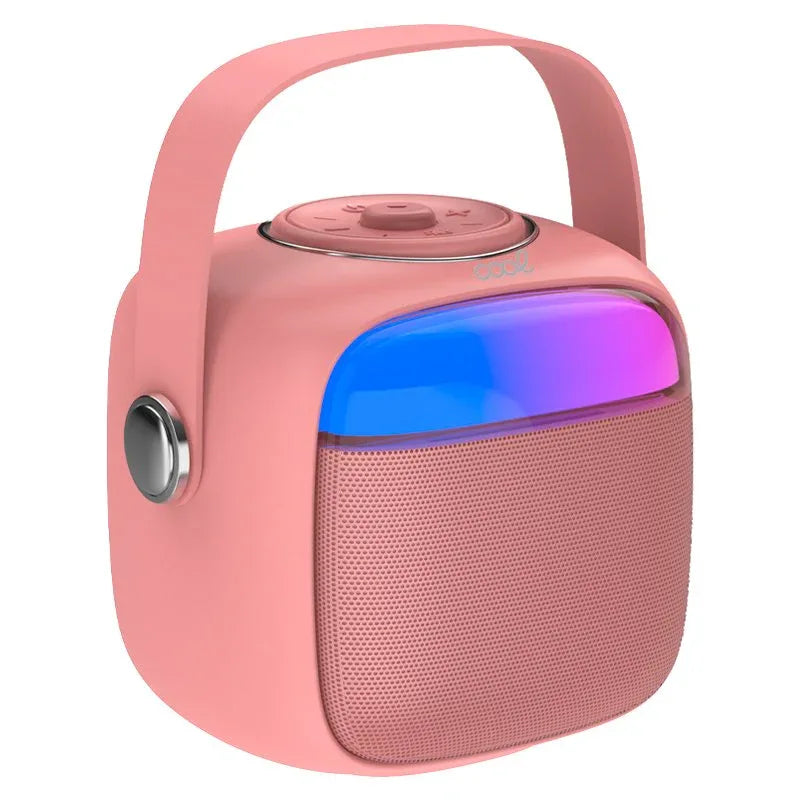 Altavoz Bluetooth Universal Música 6W COOL Mini Karaoke + 1 Micrófono Rosa - PixelPlaza