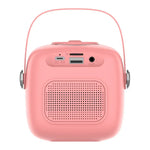 Altavoz Bluetooth Universal Música 6W COOL Mini Karaoke + 1 Micrófono Rosa - PixelPlaza